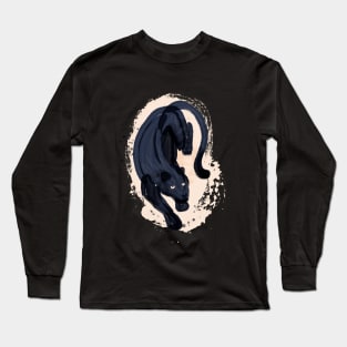 Painterly Panther Long Sleeve T-Shirt